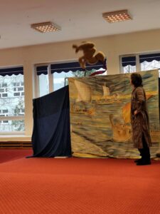 Aktor podczas występu