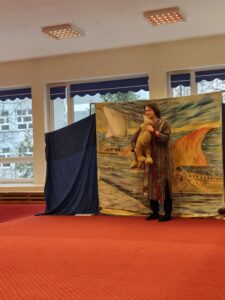 Aktor podczas występu