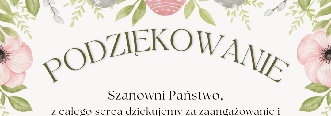 Plakat Kiermaszu Wielkanocnego w Żłobku Pomnik Matki Polki (30.03–03.04.2026) – palmy, ozdoby i rękodzieło; zbiórka na wózek wieloosobowy dla dzieci