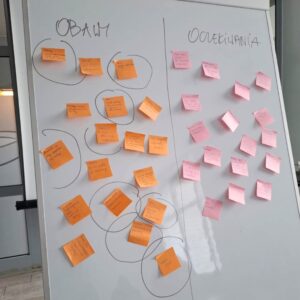 Zespół naszego żłobka podczas szkolenia i warsztatów dotyczących nowoczesnej opieki oraz wspierania rozwoju dzieci.